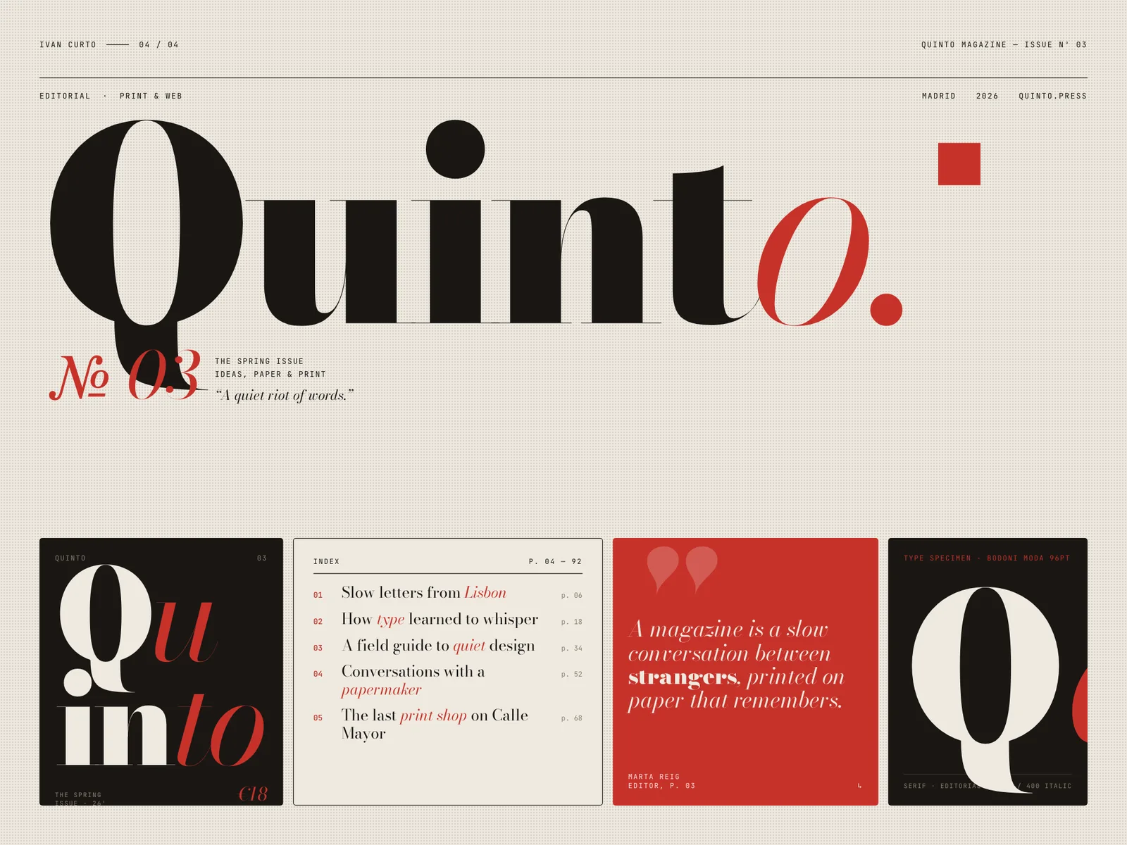 Quinto editorial digital experience case study